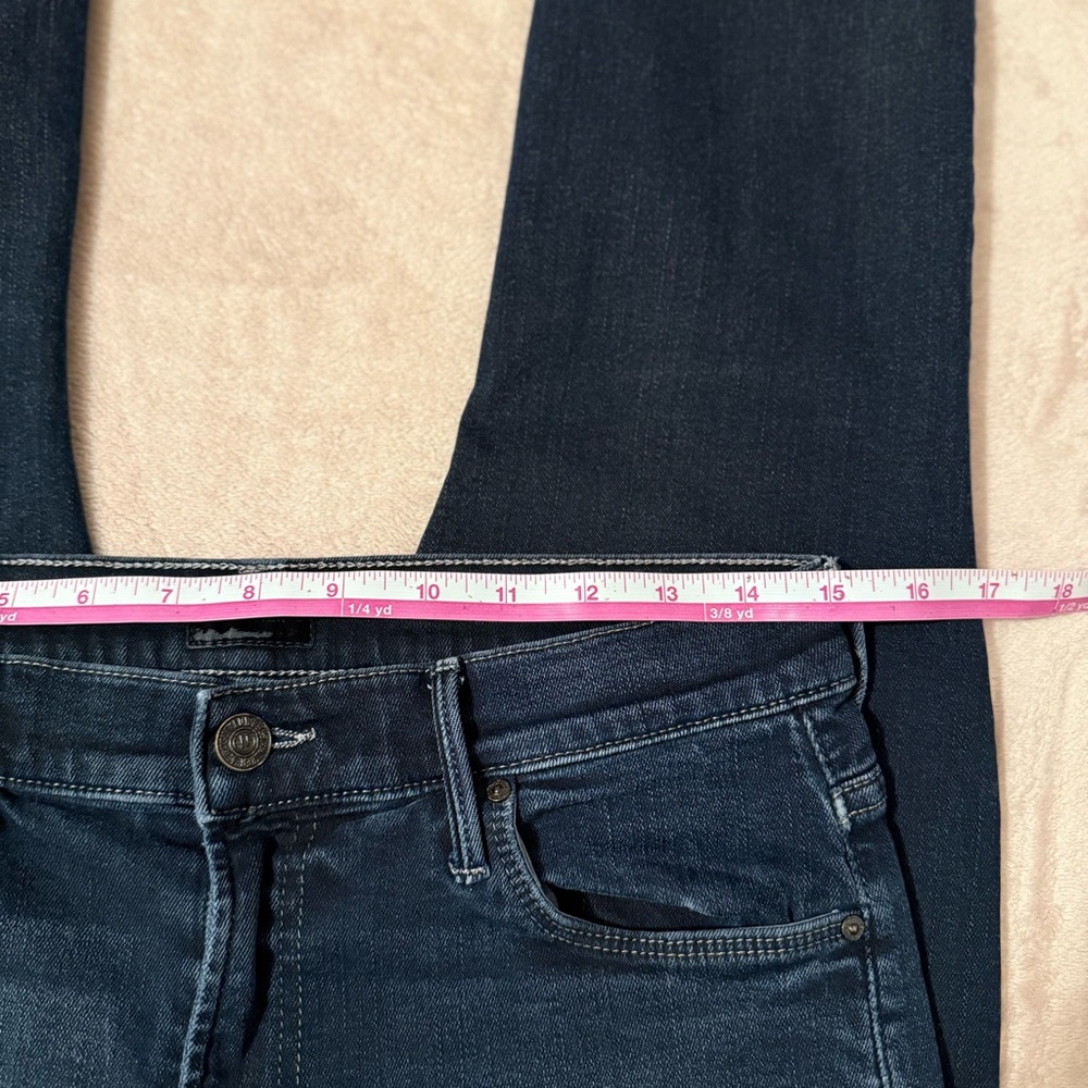Mother the stunner zip two step fray high rise Jean size 30/L28 - Picture 12 of 16